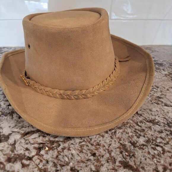 Australian genuine leather hat size M - Picture 1 of 7